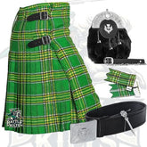 Battle Of Kilts Men’s Tartan Kilt Outfit – 6-Piece Scottish Set with Premium Accessories